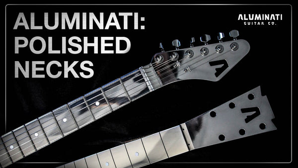 New Polished Aluminum Guitar Necks