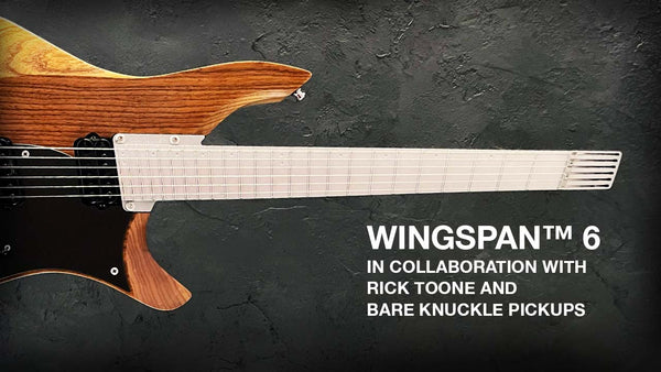 Rick Toone and Bare Knuckle Partnership: Wingspan™ 6 Aluminum Neck Guitar