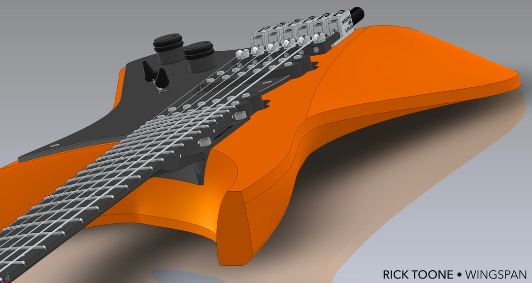 Wingspan™ 6 Guitar By Rick Toone – Aluminati Guitars